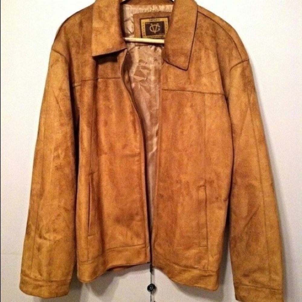 Faux Suede Coat